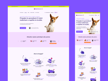 dog shelter website redesign